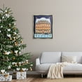 thumbnail image 2 of Stupell Industries Winter Hotel Christmas Festival Holiday Painting Gray Floater Framed Art Print Wall Art, 2 of 6