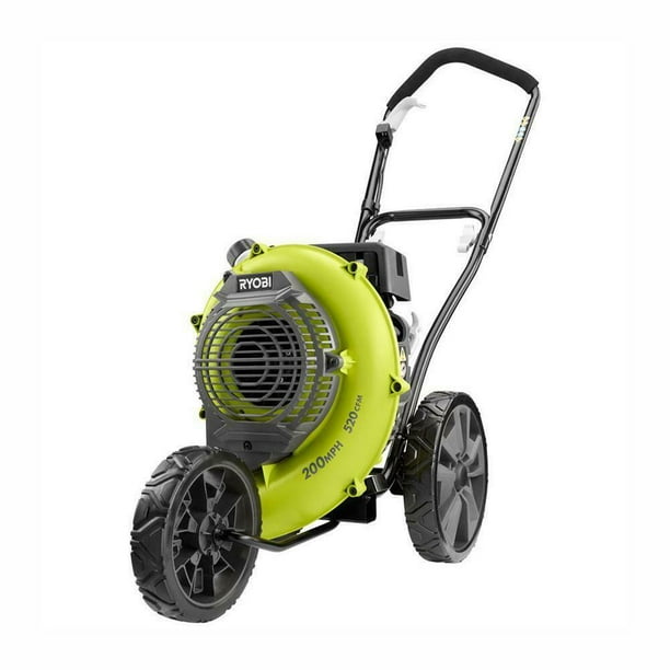 RYOBI Gas Walk Behind Leaf Blower Recoil Start Wheeled Outdoor 200 MPH