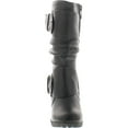 thumbnail image 4 of Lucky Top Pure 65k Little Girls Wedge Shearling Boots Black, 4 of 4