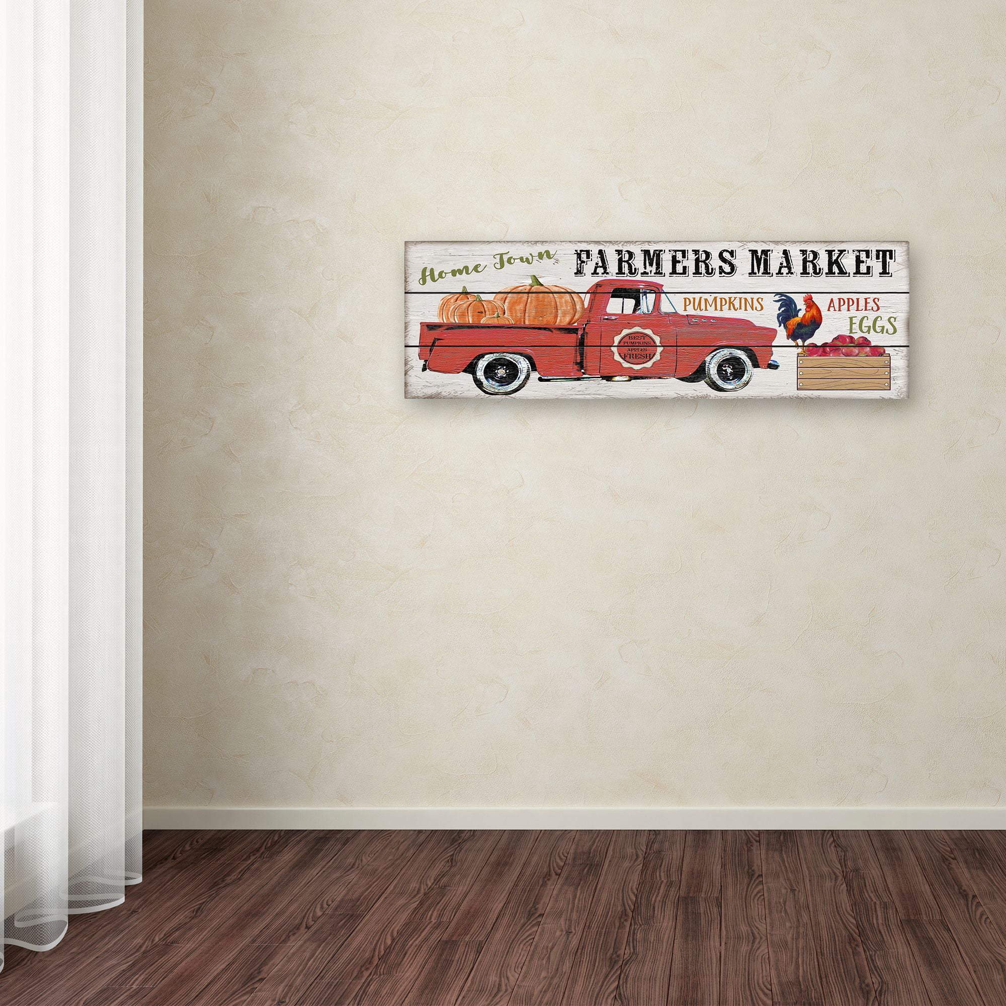 Trademark Fine Art 'Farmers Market 1' Canvas Art by Jean Plout