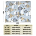 thumbnail image 3 of Kll Fleece Blanket Plush Throw Blanket Balloon Vintage,Soft Fuzzy Cozy Flannel Blanket For Couch Sofa Bed.(40"X30"), 3 of 9