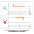 thumbnail image 4 of Fullfurnique Simple Metal Platform Bed Frame with Headboard and Footboard, Queen, White, 4 of 7