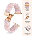 thumbnail image 2 of Correa de resina (rosa transparente), adecuada para correas Apple Watch de 42/44/45/49 mm, 2 of 5