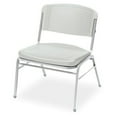 thumbnail image 4 of Iceberg Rough n Ready Wide-Format Big and Tall Stack Chair, Black Seat/Back, 4/Carton, 4 of 5