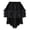 Black, variant on Gothic Punk Lace Dress by Court for Dark Female Ensemble Elegant Can-Can Performance Ready
