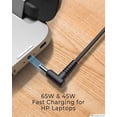 thumbnail image 5 of 19.5V 65W 45W UL Listed 14Ft Long HP Smart Blue Tip AC Adapter for Many Models Including X360 Pavilion, Envy, Spectre, Elitebook, ProBook, Stream, and More Laptop Power-Supply Charger Cord, 5 of 5