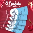 thumbnail image 6 of Crystal Light Drink Mix, 5 Pitcher Packets, for Flavorful Hydration and Shareable Refreshment, Cherry Pomegranate, flavored with other natural flavor, Zero Sugar, Low Calorie, 2.2 oz, 6 of 17