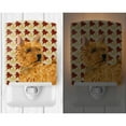 thumbnail image 2 of Norwich Terrier Fall Leaves Portrait Ceramic Night Light, 2 of 2