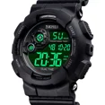 thumbnail image 2 of Reloj Hombre Skmei 1583 Digital Alarma Fecha Cronometro Color De La Malla Negro/negro, 2 of 8
