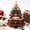 Christmas, variant on Layered Fabric Tree Ornament DIY Sewing Kit,DIY Quilted Christmas Tree Kit, Seasonal Patchwork Style, Handmade Craft With Buttons, Holiday Home Tabletop Decor
