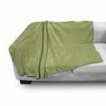 thumbnail image 2 of Yellow and Green Soft Flannel Fleece Throw Blanket, Bird Feathers Inspired Design, Cozy Plush for Indoor and Outdoor Use, 50" x 60", Yellow Green Vermilion, by Ambesonne, 2 of 5