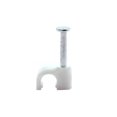 thumbnail image 3 of QualGear 4mm Cable Clips, White, 100 Pack, CC4-W-100-P, 3 of 3