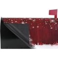 thumbnail image 5 of Christmas Tree Magnetic Mailbox Cover Snowflakes Mailbox Wrap Post Letter Box Cover Home Decorative for Standard Mailboxes, 5 of 5