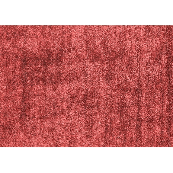 Ahgly Company Indoor Rectangle Abstract Red Contemporary Area Rugs, 4' x 6'