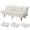 White, variant on CHITOOMA 66" Futon Sofa Bed with Adjustable Backrest, Corduroy Convertible Futon Couch, Extra-Thick Cushion, Comfy Loveseat for Small Spaces, Apartment or Office, Gray