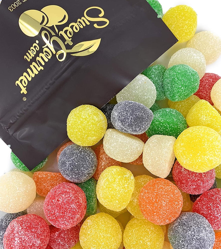 SweetGourmet Jelly Assorted Giant Gum Drops Bulk Candy 2 Pounds