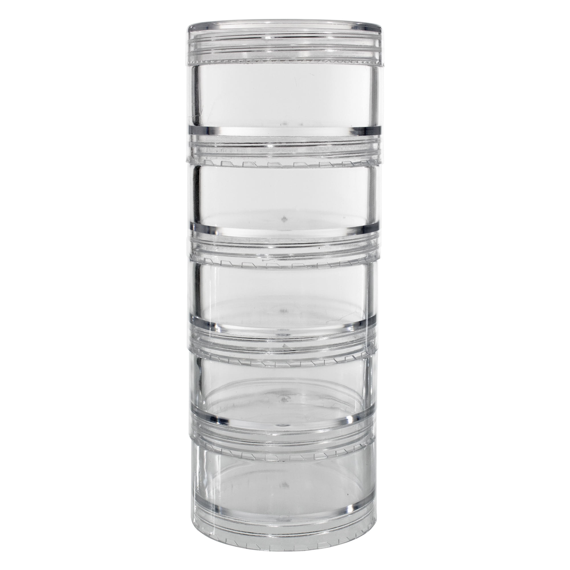 Stackable Craft Organizers Clear Plastic Packs Multiple Style