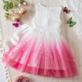 thumbnail image 3 of WOYY Little Girls Sleeveless Bowknot Mesh Dress Sparkly Sequin Summer Dress, Sizes 2-7, 3 of 6