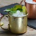 thumbnail image 4 of Yuedong Stainless Steel Water Cup L Gold-plated Mugs Moscow Cocktail Copper Plated Hammered Mule,For Home Kitchen Bar, 4 of 21