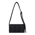 thumbnail image 1 of Bolso Bandolera Acolchado Nailon Y Algodón para Mujer Bandolera Color Sólido (negro), 1 of 9