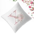 thumbnail image 4 of Funda de cojín para la cintura, almohada con letras del alfabeto inglés, funda de almohada con letras, funda de almohada con letras diseñada con precisión, 4 of 7