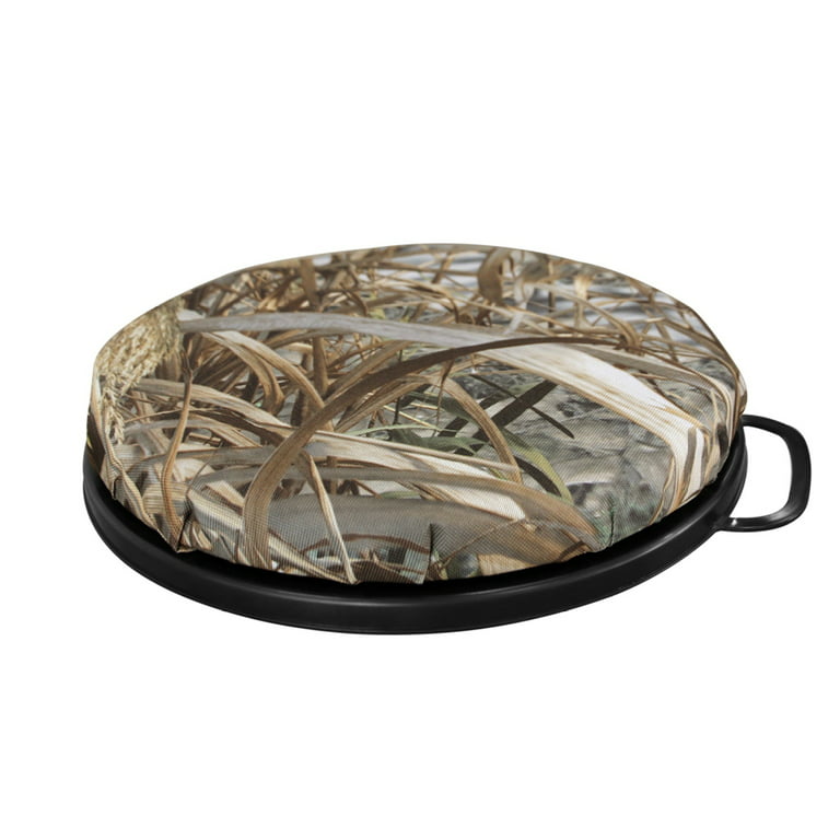 MoreChioce 5 Gallon Bucket Lid Seat Cushion Reed Camouflage 360
