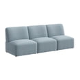 thumbnail image 1 of Assemble Modular 3 Seater Sectional Lounge Sofa in Mist Fabric, 1 of 8