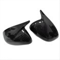 thumbnail image 3 of 1Pair Rear View Mirror Housing Horn Trim Cover For Kia Carbon Fiber, 3 of 5