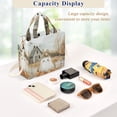 thumbnail image 5 of FORMRS Womens Corduroy Tote Bag Crossbody Shoulder Handbag with Pocket, Cute Halloween Pumpkins, 5 of 7