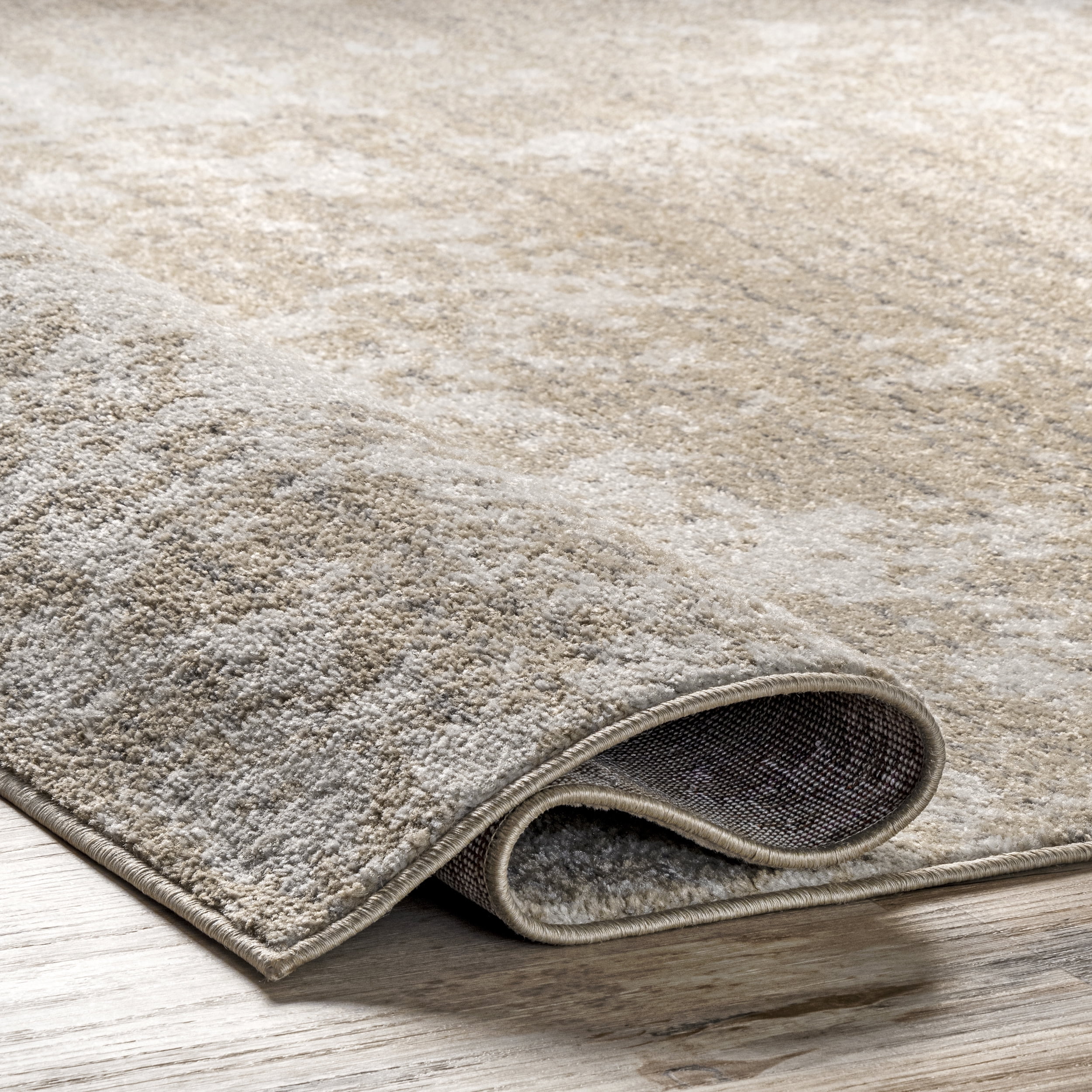 nuLOOM Deedra Modern Abstract Area Rug, 5' x 7' 6", Beige