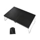 thumbnail image 2 of Mini mesa de camping plegable, ligera y portátil con almacenamiento Negro, 2 of 9