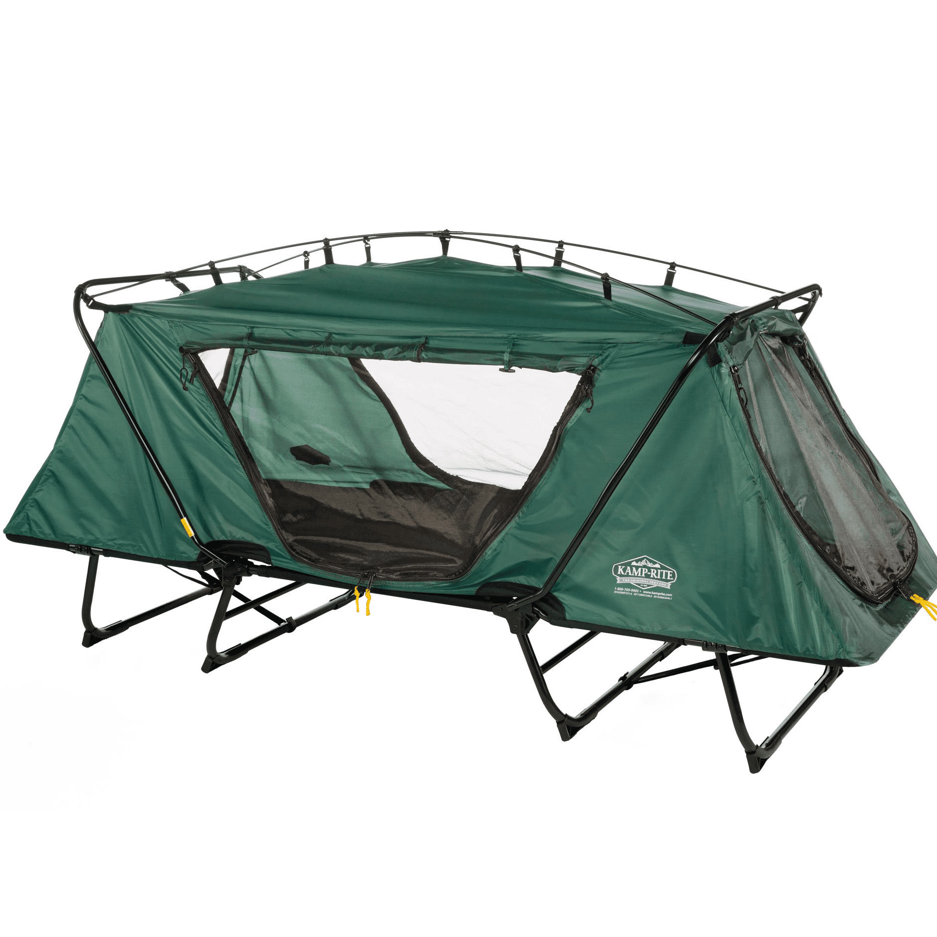 Kamp-Rite Single Portable Adult Outdoor Sleeping Tent Cot for 1