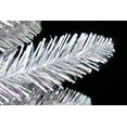 thumbnail image 2 of National Tree Company Pre-Lit Artificial Full Christmas Tree, White, Dunhill Fir, White Lights, Includes Stand, 7.5 Feet, 2 of 4