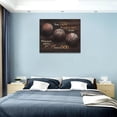thumbnail image 6 of Give It To God And Go To Sleep Sign Wall Art Lake Mountain Pictures Wall Decor Christian Canvas Prints Posters Framed Artwork Paintings Home Decorations for Kitchen Living Room Bedroom 16"x12", 6 of 6