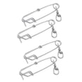 thumbnail image 1 of 2pcs Conectores De Sedal Línea Larga Clip Acero Inoxidable Agarrar Blando Industria Piscícola Pesca DYNWAVEMX Clips de línea larga de pesca, 1 of 6