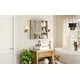 thumbnail image 3 of VERDALAY Armario de baño con puerta corredera Armario de baño de 3 niveles Armario de madera Armario empotrado Armario flotante con un estante abierto para baño, aseo, dormitorio y cocina, 3 of 12