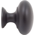 thumbnail image 4 of Stone Harbor Hardware Bi-Fold Closet Door Knob, 1-1/4 Inches, Matte Black, 4 of 5