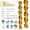 Fully hollow 9speed, variant on KMC 9/10/12 Speed Hollow Bike Chain, Ti-N Gold Racing Chain for Road MTB Bicycle, Lightweight Durable Anti-Rust Universal Cyclin