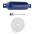thumbnail image 4 of koolsoo Bouées d'Amarrage Gonflables pour Bateau Ponton Bleu Corde Blanche, 4 of 9