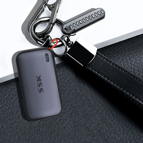 SSK Portable SSD 500GB External Solid State Drives, up to 1050MB/s USB C SSD External Hard Drive USB 3.2 Gen2 for iPhone 15/Pro, Windows, Mac, Android Phones and Tablets