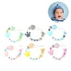 Baby Pacifier Clip Chain Cute Cartoon Bear Letters Toys Teether Pacifier Chain