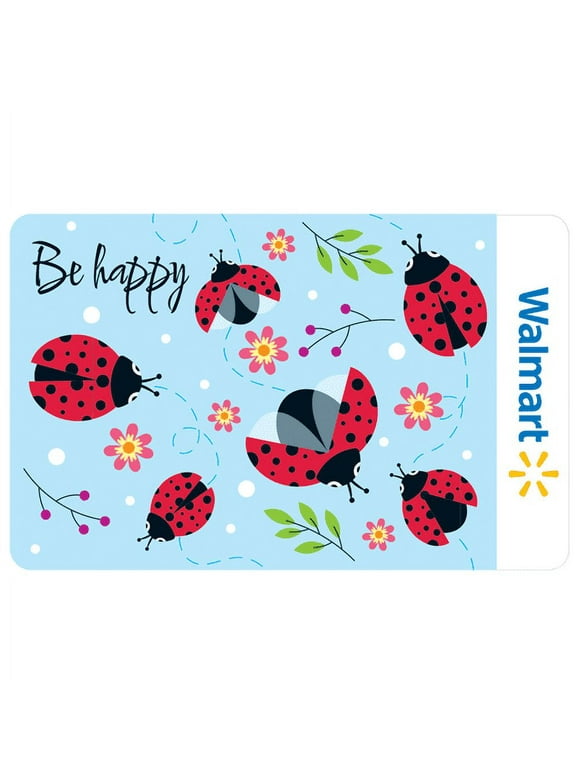 Blissful Ladybug Walmart Gift Card