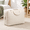 Beige-1 Pack, variant on Beige 1 Pack 25x19x9in Cotton Canvas Bedding Storage Bag with Zipper and Handles