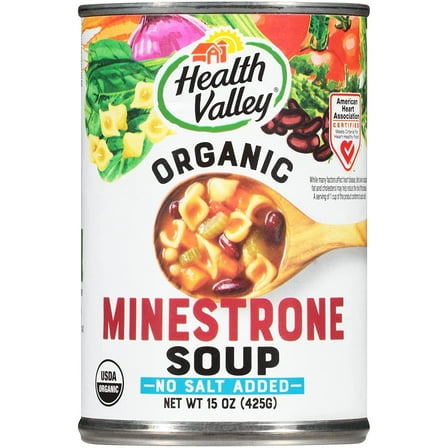 Health Valley Organic Soup Minestrone 15 oz pack of 2