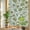 Green, variant on Green Ginkgo Leaf Window Privacy Film Rainbow Static Cling Stain Glass Window Film for Glass Door, Decorative UV Blocking Sunroof Decal Sticker for Car 17.7"x39.3" Country Leaves Farmhouse Botanical