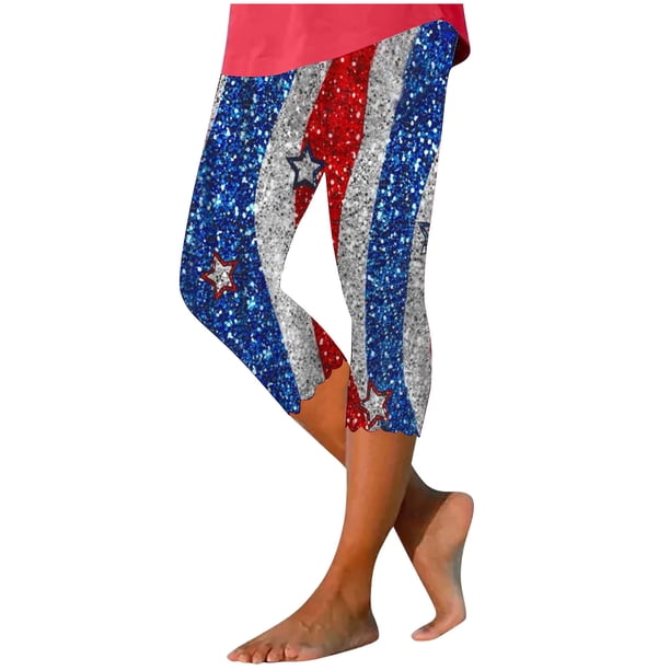 Pantalones de Yoga de Mujer Capris Impreso Casual Elástico, Pantalones de Yoga de Mujer de Cintura Alta para Todo el Uso de Temporada
