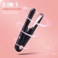 thumbnail image 2 of Hair Straightener and Curler 2 In 1 - USB Rechargeable Multi-Styler Twist Ceramic Flat Iron, Mini Portable Hair Modeling Tool , 3 Levels Adjustable Temps, 2 of 7