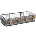 thumbnail image 2 of No Drill Wall Mounted Bathroom Rack, Multi Layer Storage Organizer, Rustproof Sundry Shelf, Space Saving Accessory for Shower Room Toilet Home Bathroom Tidying, 2 of 9