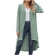 thumbnail image 4 of ICHUANYI Clearance Women's And Winter Sweater Coat Cardigan Long Sleeve Blouse Clothing Loose Tops(Green, L) ICHUANYI WER2023081514133, 4 of 5
