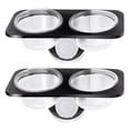 thumbnail image 1 of 2Pcs Reptile Feeders Lizard Food Double Container Crawling Pet Feeding Tool, 1 of 1